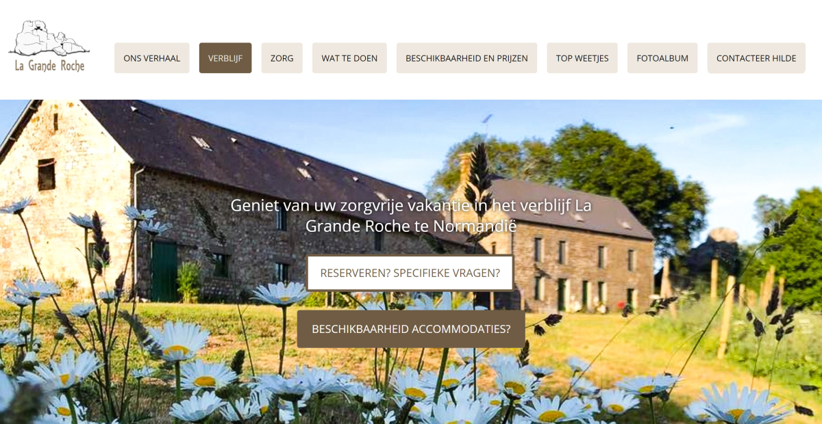 Een makkelijke website, duidelijke website en snelle website voor vakantieverhuur, campings, hotels en B&B's