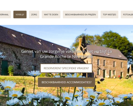 Een makkelijke website, duidelijke website en snelle website voor vakantieverhuur, campings en B&B's